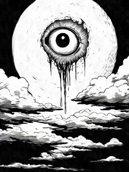 Eye In The Sky Weirdcore Aesthetics Poster
