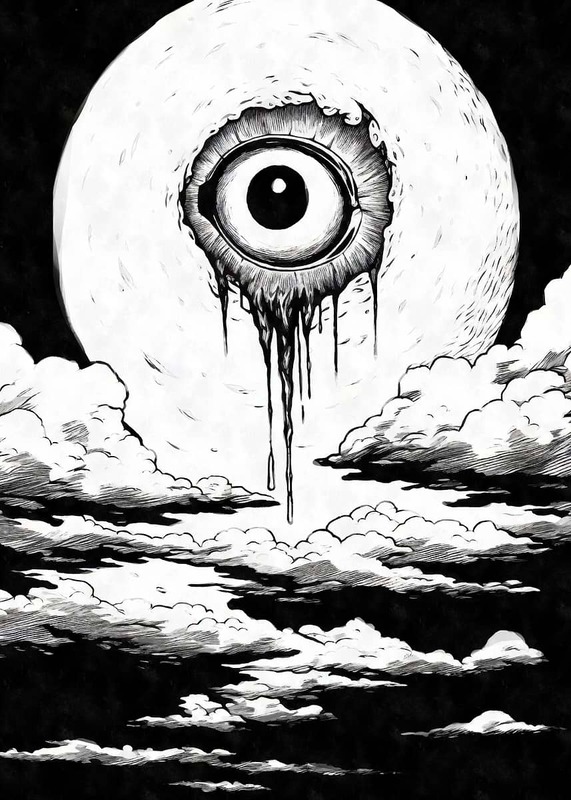Eye In The Sky Weirdcore Aesthetics Poster