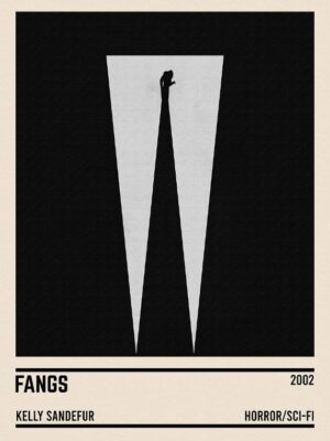 Fangs Minimalist Movie Poster