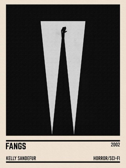 Fangs Minimalist Movie Poster