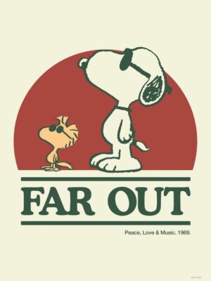 Far Out Peanuts Poster