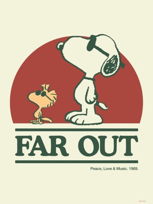 Far Out Peanuts Poster
