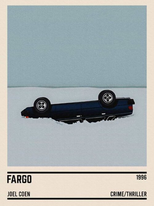 Fargo Movie Car Poster