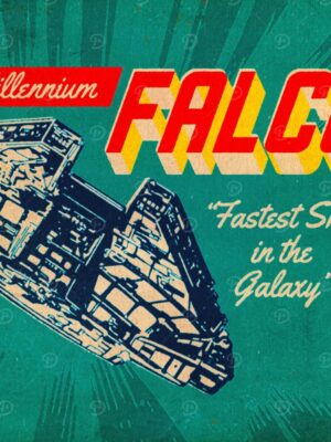 Fastest Ship In The Galaxy Starwars Poster