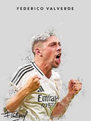 Federico Valverde Football Poster