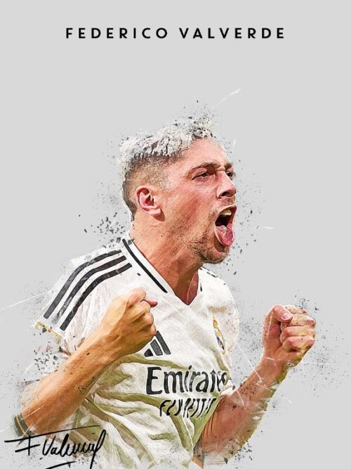 Federico Valverde Football Poster