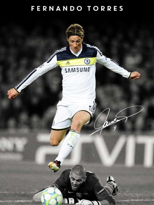 Fernando Torres Football Poster