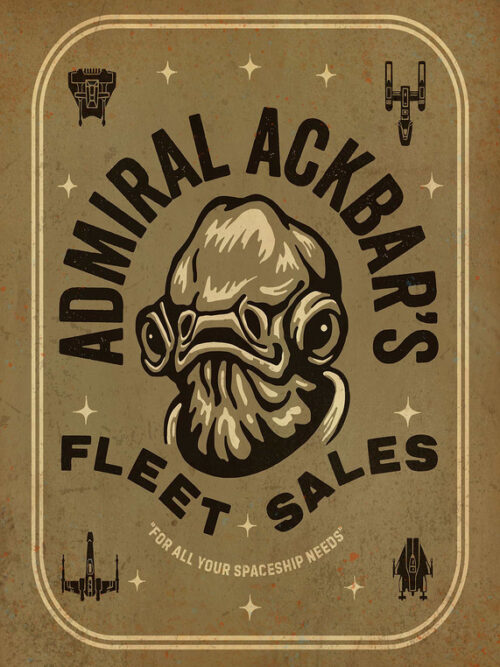 Fleet Sales Starwars Poster