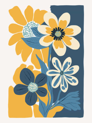 Floral Illustration Poster