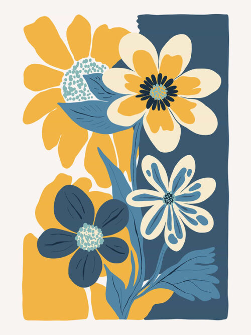 Floral Illustration Poster