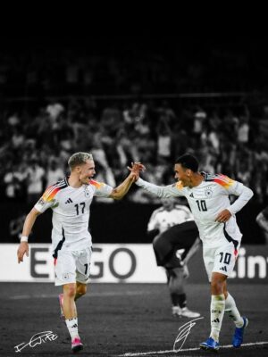 Florian Wirtz And Jamal Musiala Football Poster
