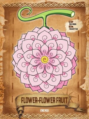 Flower Flower Devil Fruit One Piece Anime & Manga Poster
