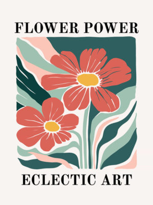 Flower Power Art Print Poster