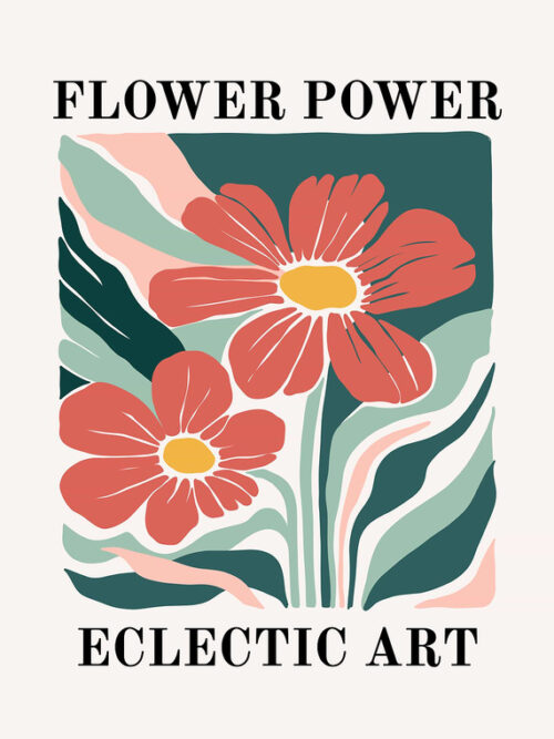 Flower Power Art Print Poster