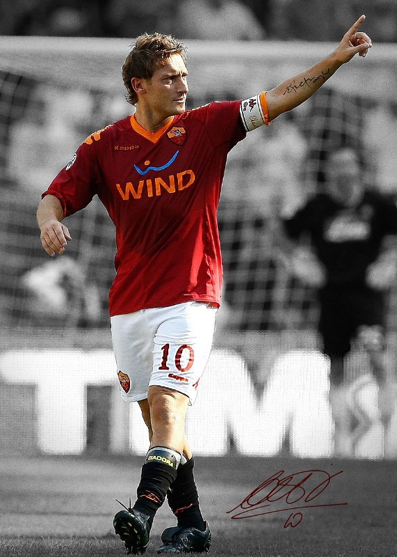 Francesco Totti Soccer Poster