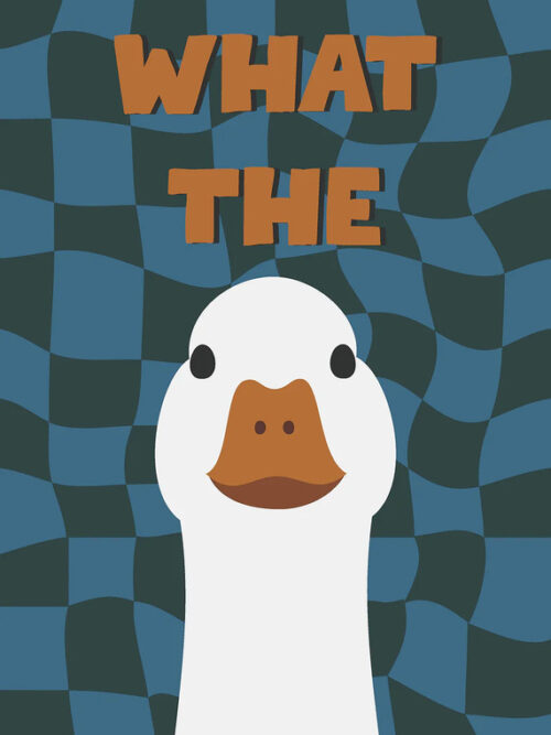 Funny What The Duck Meme Poster