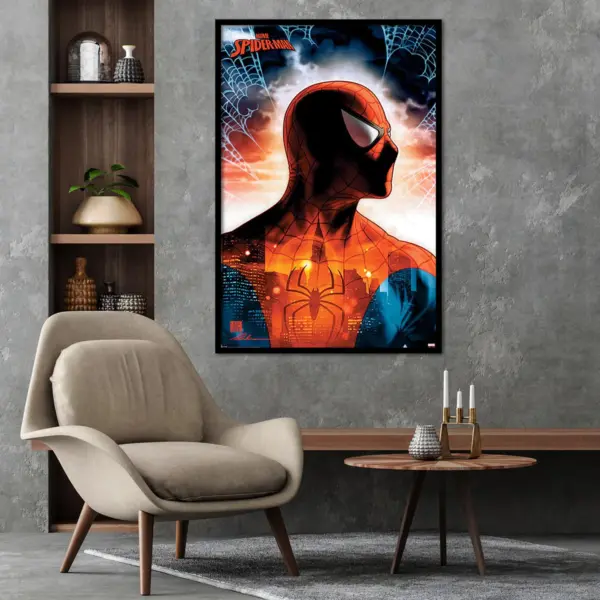 Into the Horizon - Spider man Comic Poster