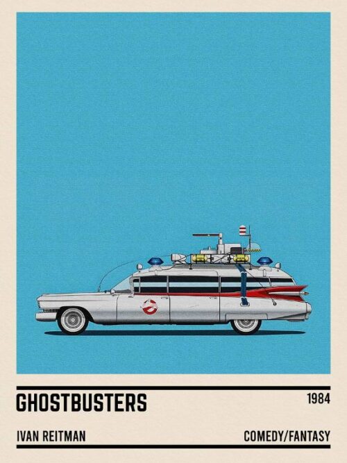 Ghost Busters Car Movie Poster