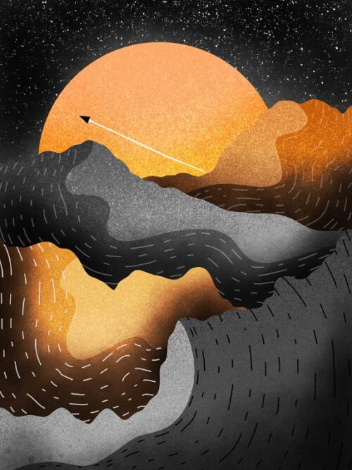 Giant Sun Lands Poster