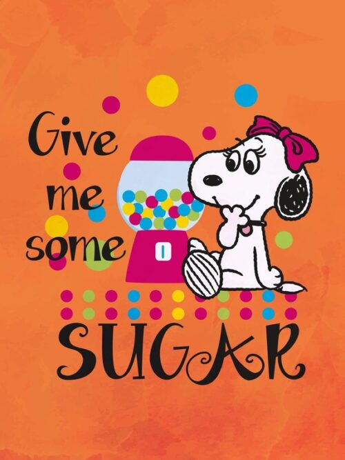 Give Me Some Sugar Orange Peanuts Poster