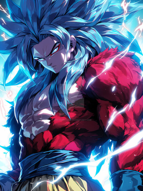 Gogeta Ultra Instinct Blue Poster