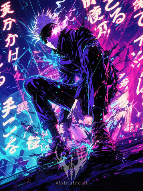 Gojo Satoru Jujutsu Kaisen Poster