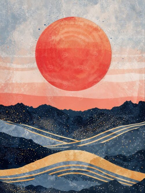Golden Nightfall Poster