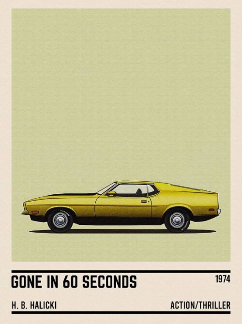Gone In 60 Seconds Car Poster