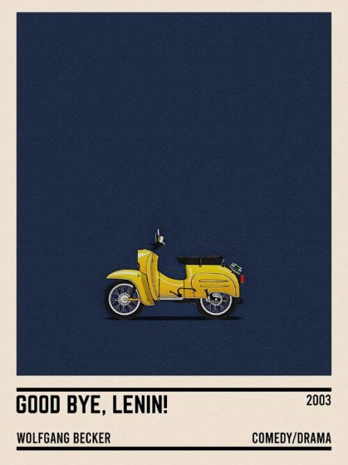 Good Bye Lenin Motorcycle Poster