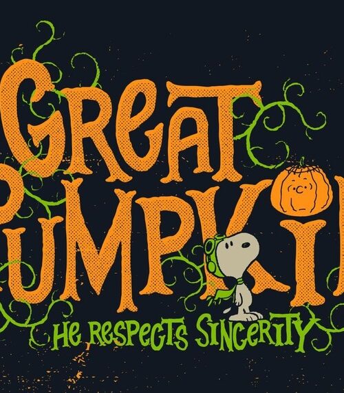 Great Pumpkin Snoopy Peanuts Poster