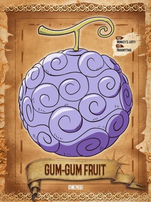 Gum Gum Devil Fruit One Piece Anime & Manga Poster