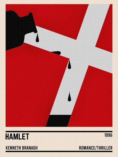 Hamlet Movie Minimalist Poster