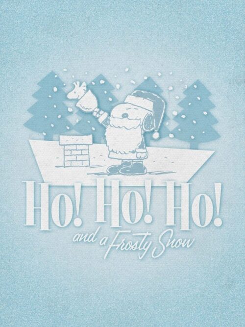 Ho Ho Ho Blues Peanuts Poster