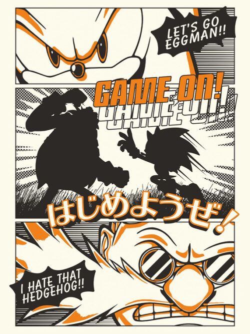 I Hate That Hedgehog Poster