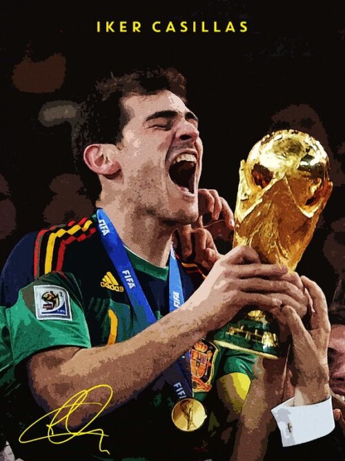 Iker Casillas Soccer Poster