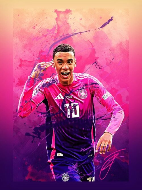 Jamal Musiala Soccer Poster