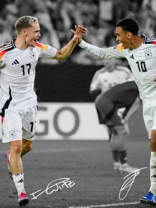 Jamal Musiala And Florian Wirtz Football Poster