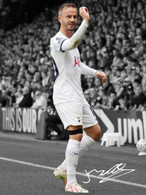 James Maddison Soccer Poster