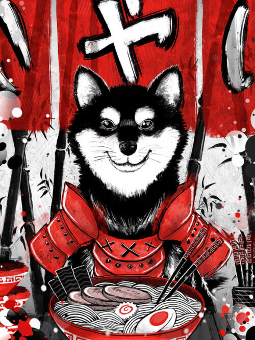 Japan Shiba Ramen Poster