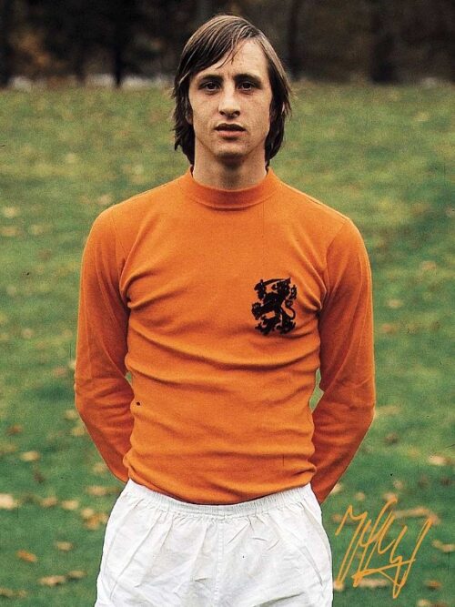 Johan Cruyff Football Poster