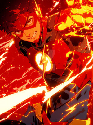 Kid Flash Wally West Poster