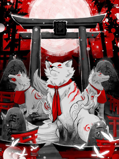 Kitsune Guardians Poster