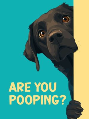Labrador Are You Pooping Poster