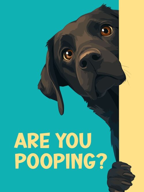 Labrador Are You Pooping Poster