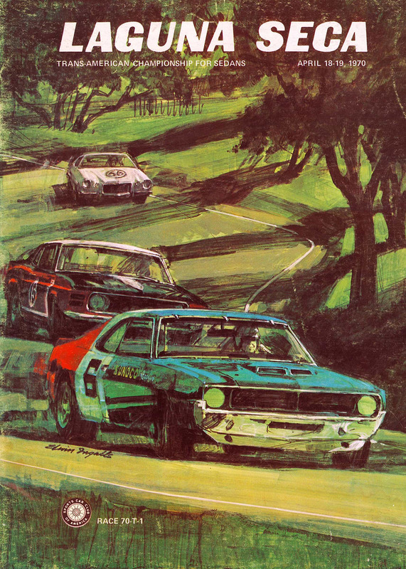 Laguna Seca Trans American Sedans Championship April Poster