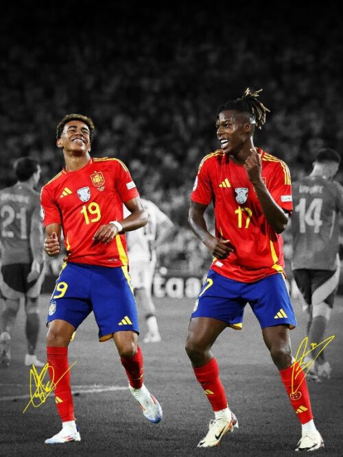 Lamine Yamal Soccer Poster