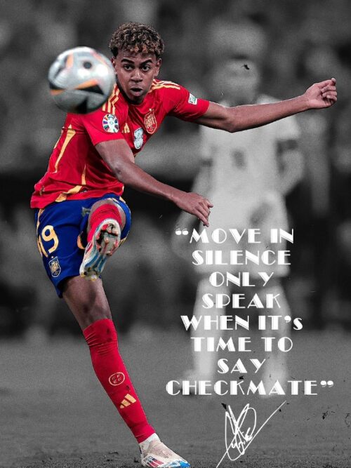 Lamine Yamal Soccer Poster