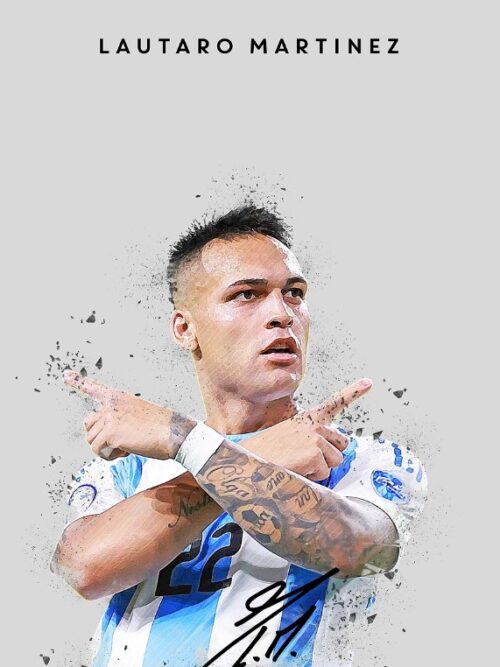 Lautaro Martinez Soccer Poster
