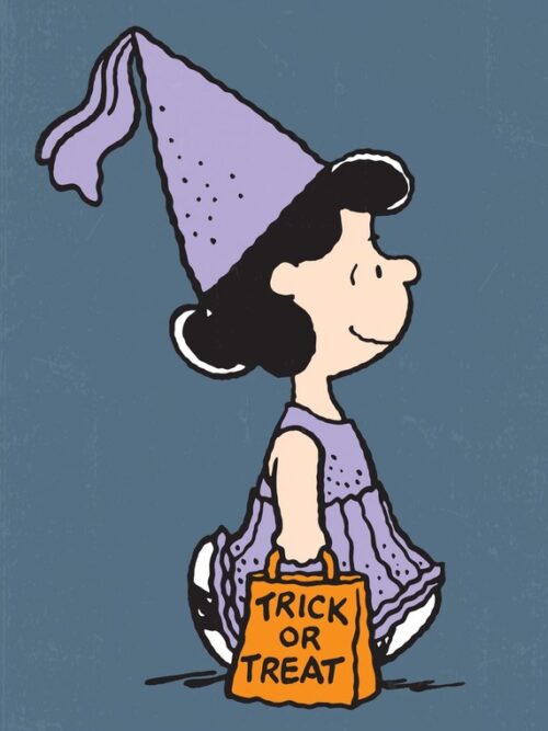 Lucy Fairy Halloween Peanuts Poster