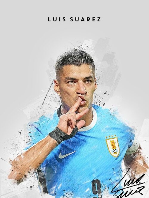 Luis Suarez Soccer Poster